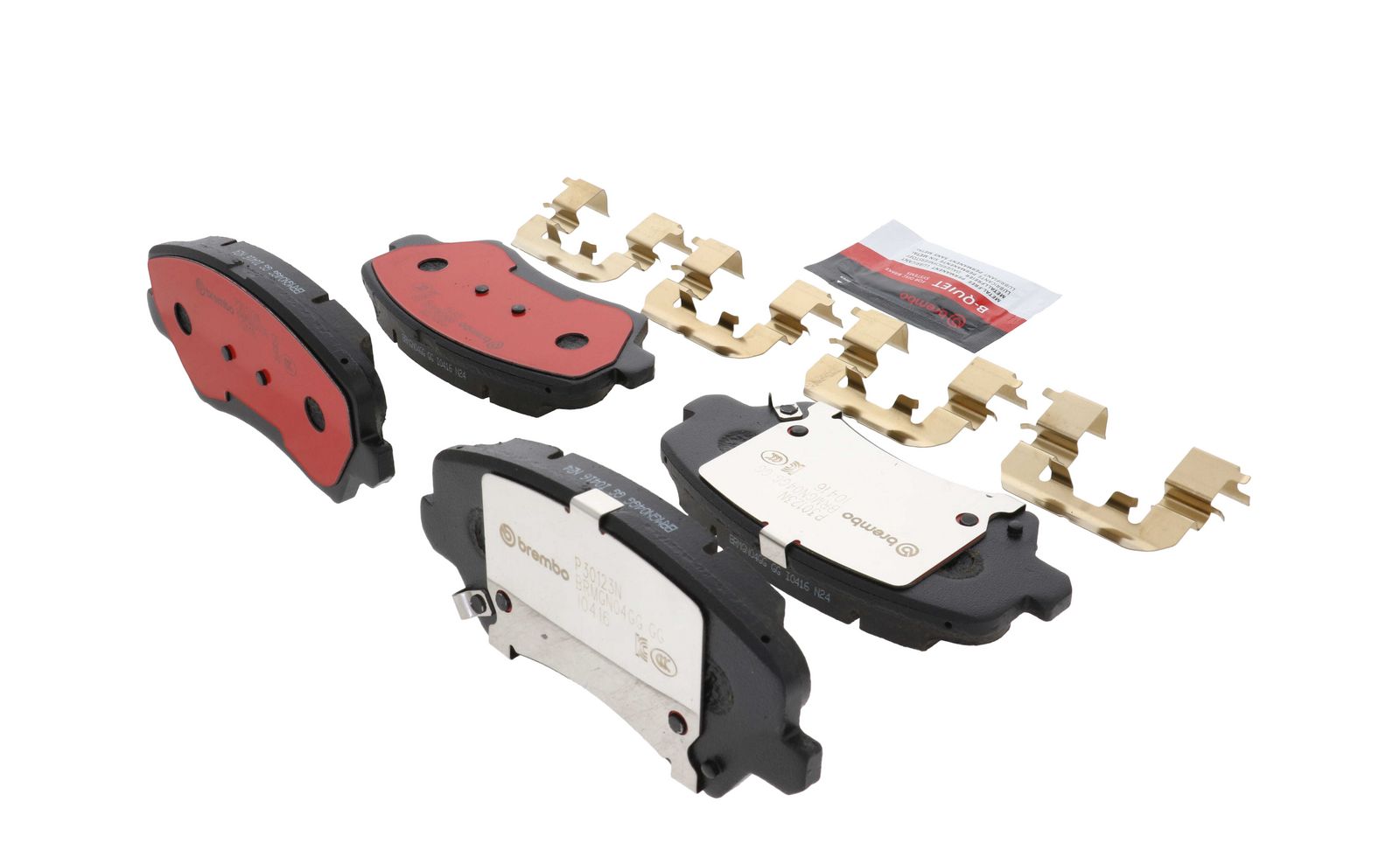 PRIME Ceramic Front Disc Brake Pad Set - P30123N_16