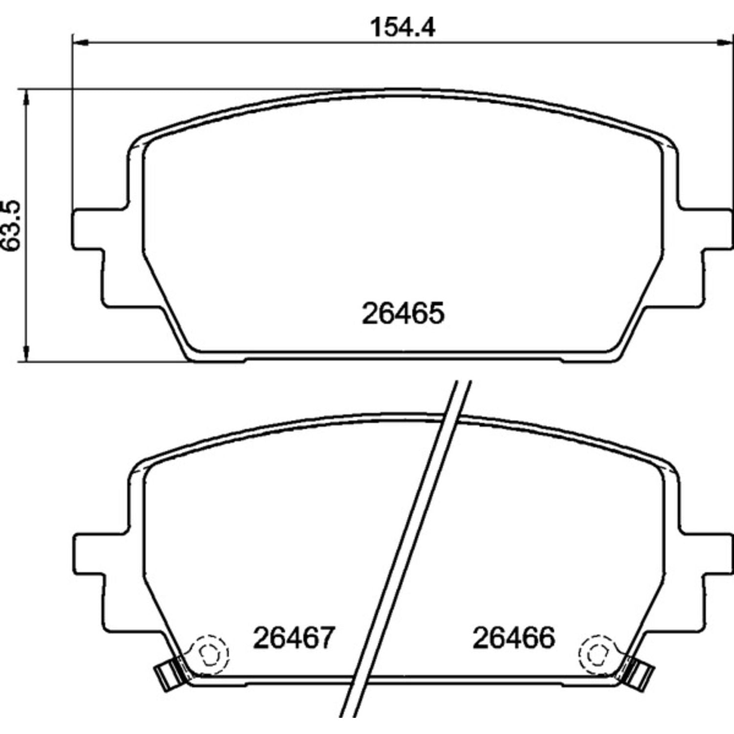 PRIME Ceramic Front Disc Brake Pad Set - P30151N_01