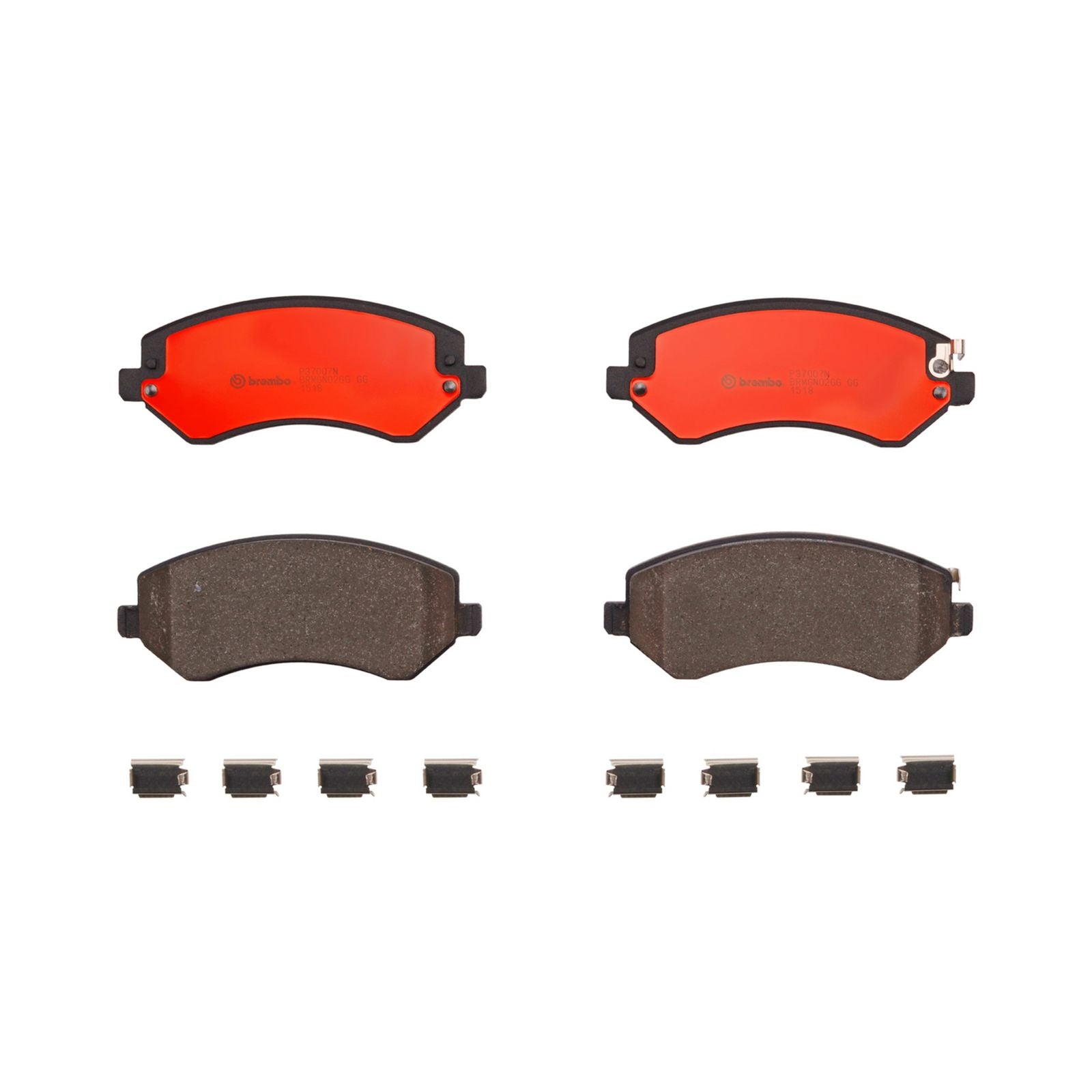 PRIME Ceramic Front Disc Brake Pad Set - P37007N_02