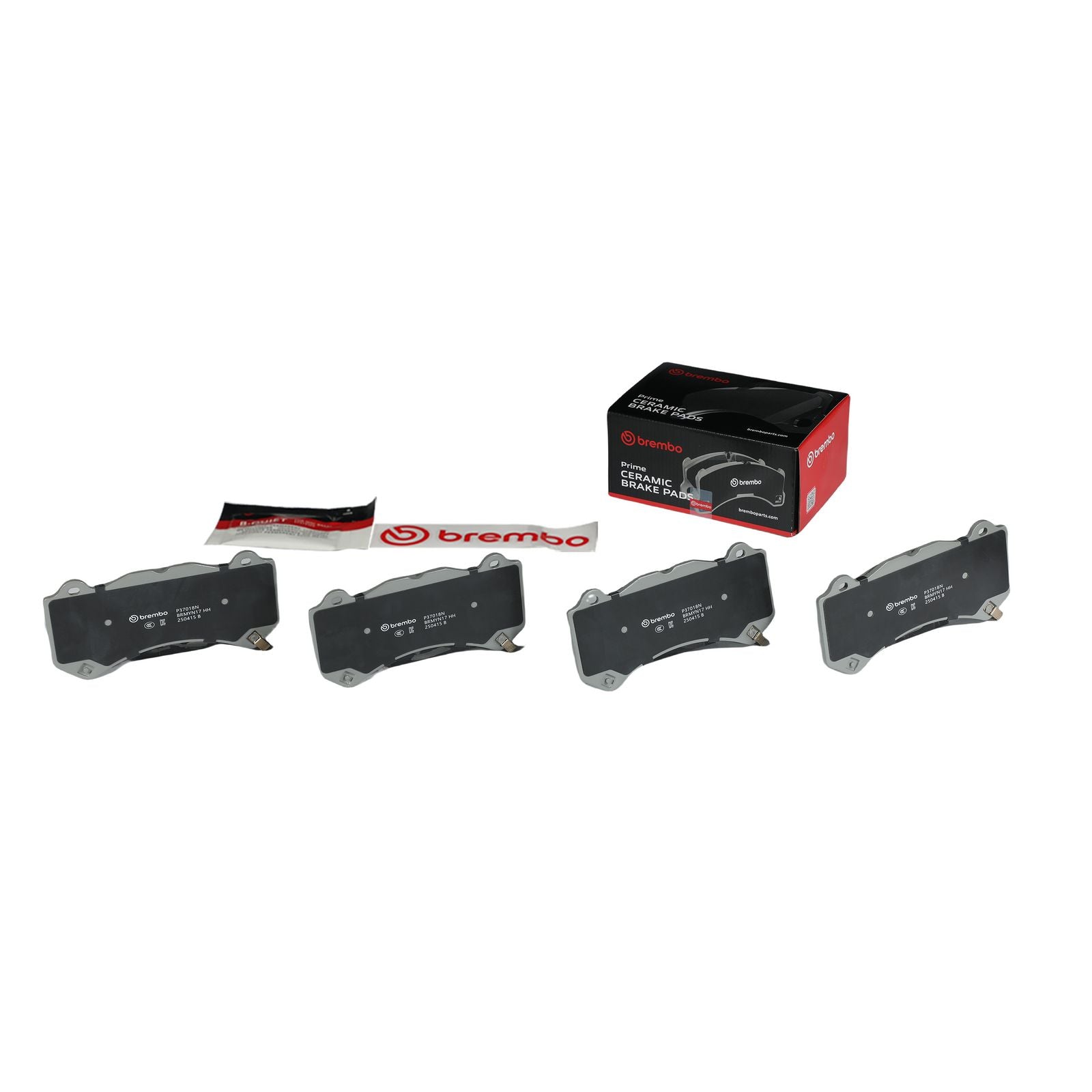 PRIME Ceramic Front Disc Brake Pad Set P37018N | Brembostore