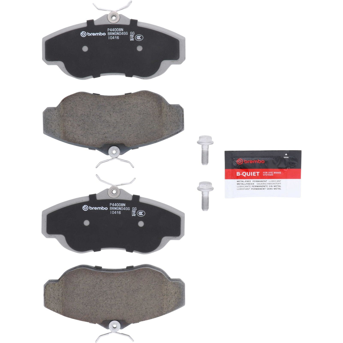 PRIME Ceramic Front Disc Brake Pad Set - P44008N_02