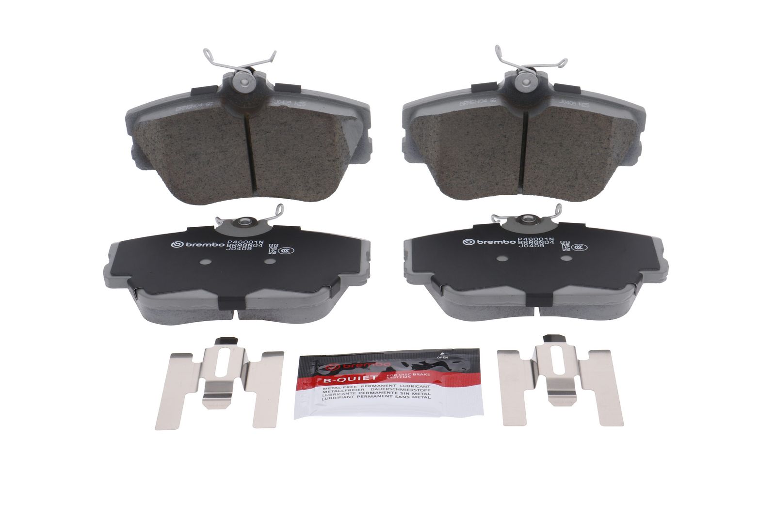 PRIME Ceramic Front Disc Brake Pad Set - P46001N_02