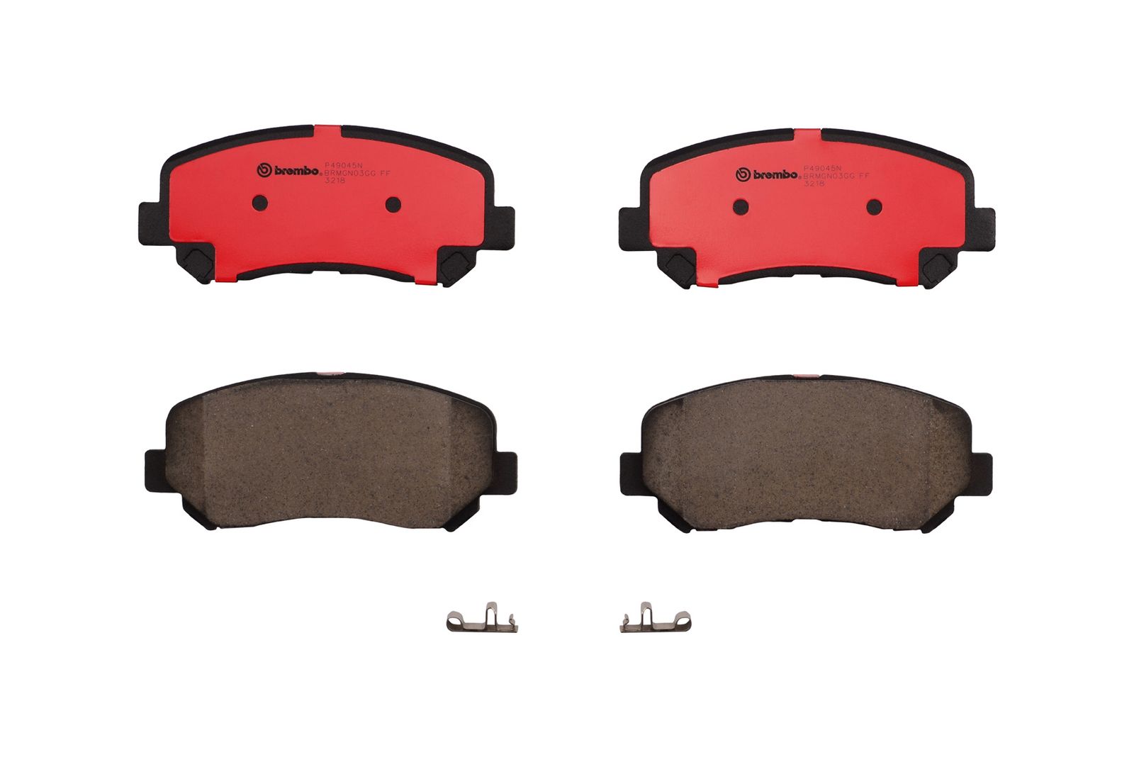 PRIME Ceramic Front Disc Brake Pad Set - P49045N_01
