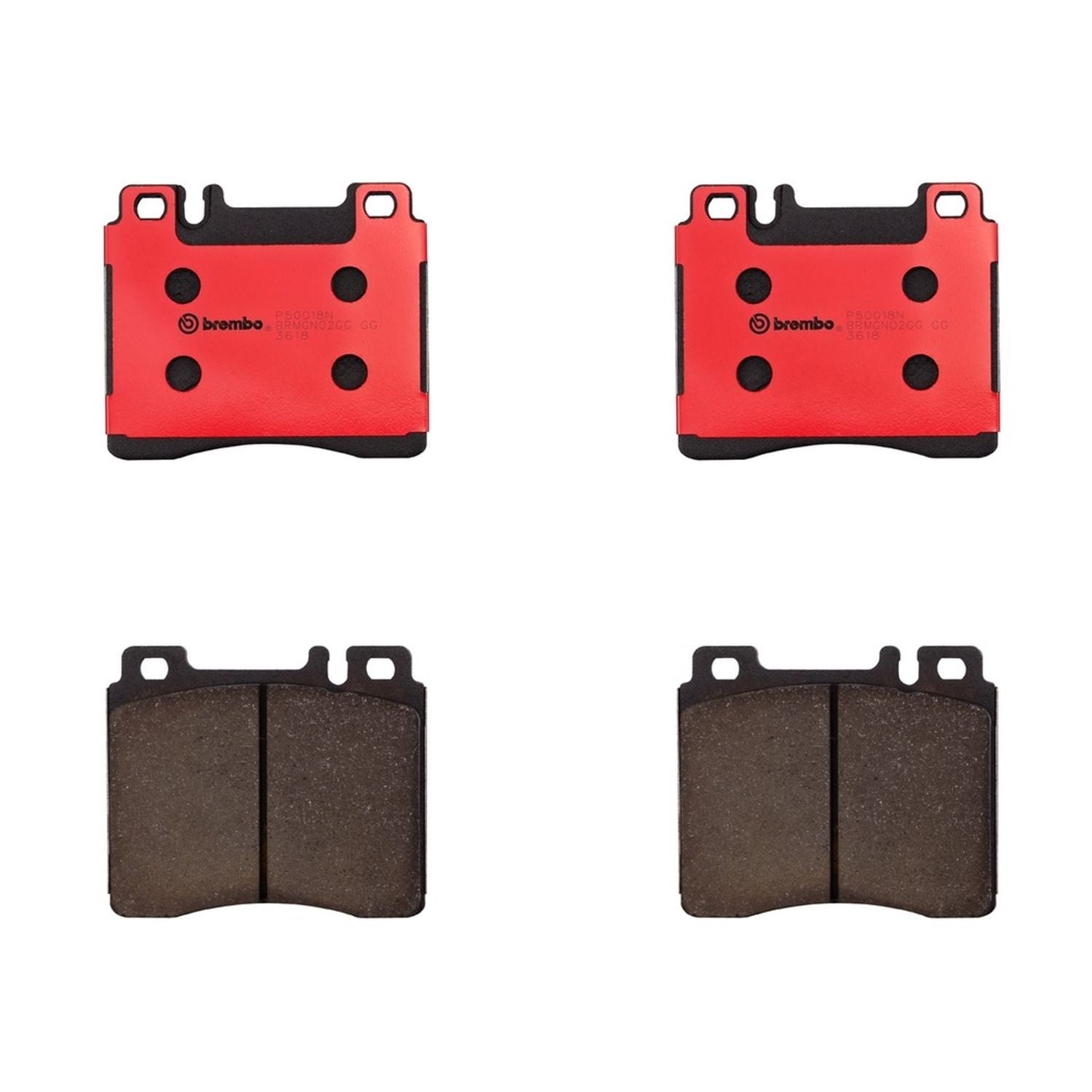 PRIME Ceramic Front Disc Brake Pad Set - P50018N_02