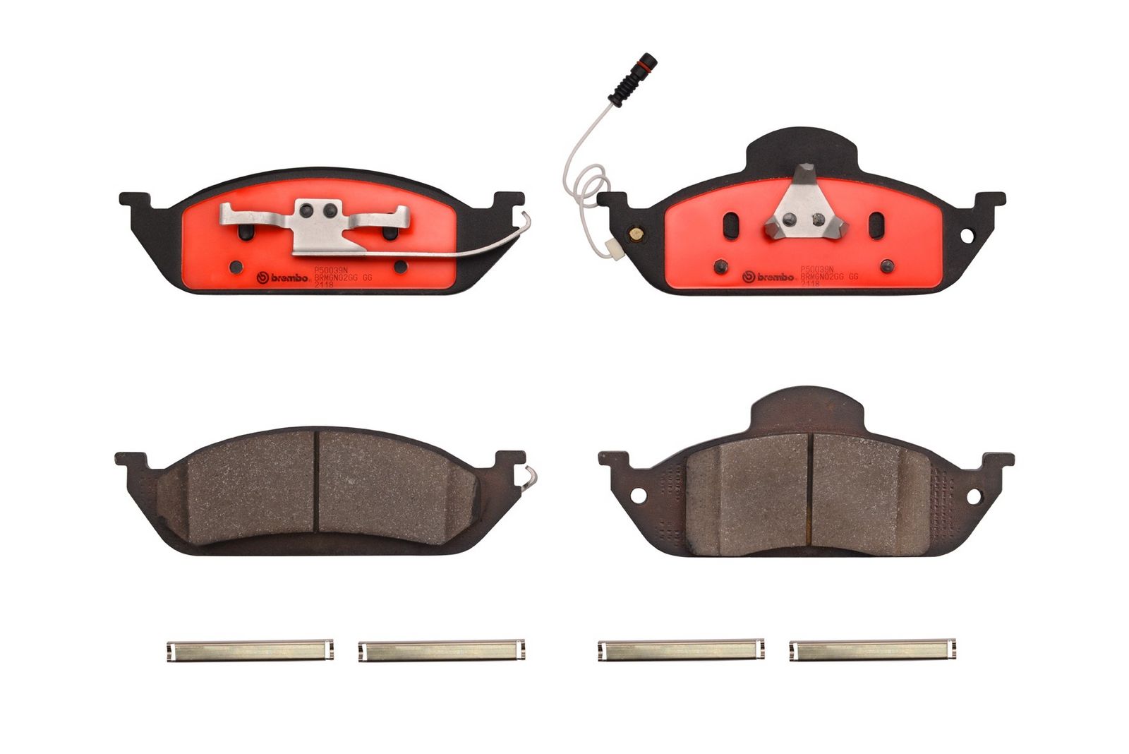 PRIME Ceramic Front Disc Brake Pad Set - P50039N_01