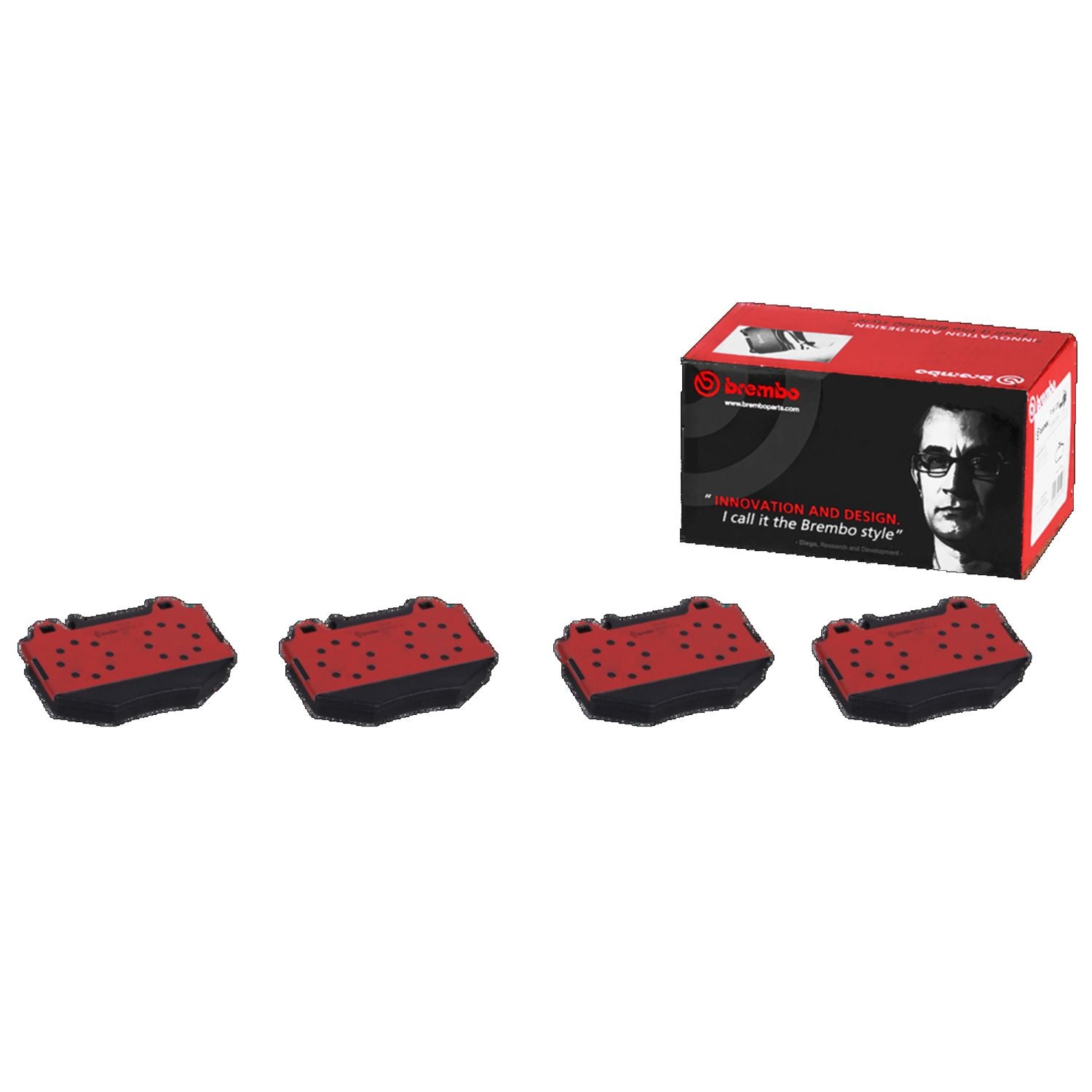 PRIME Ceramic Front Disc Brake Pad Set - P50048N_02