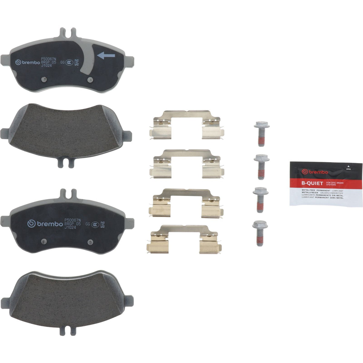 PRIME Ceramic Front Disc Brake Pad Set - P50067N_06