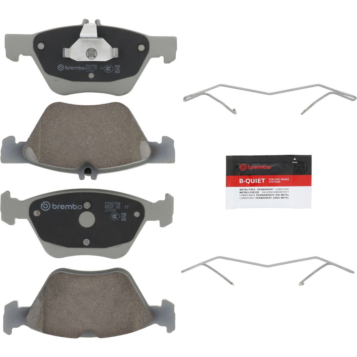 PRIME Ceramic Front Disc Brake Pad Set - P50075N_02