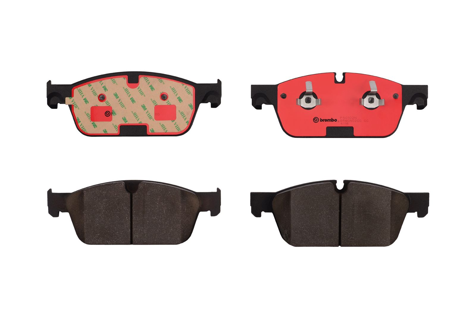 PRIME Ceramic Front Disc Brake Pad Set - P50102N_01