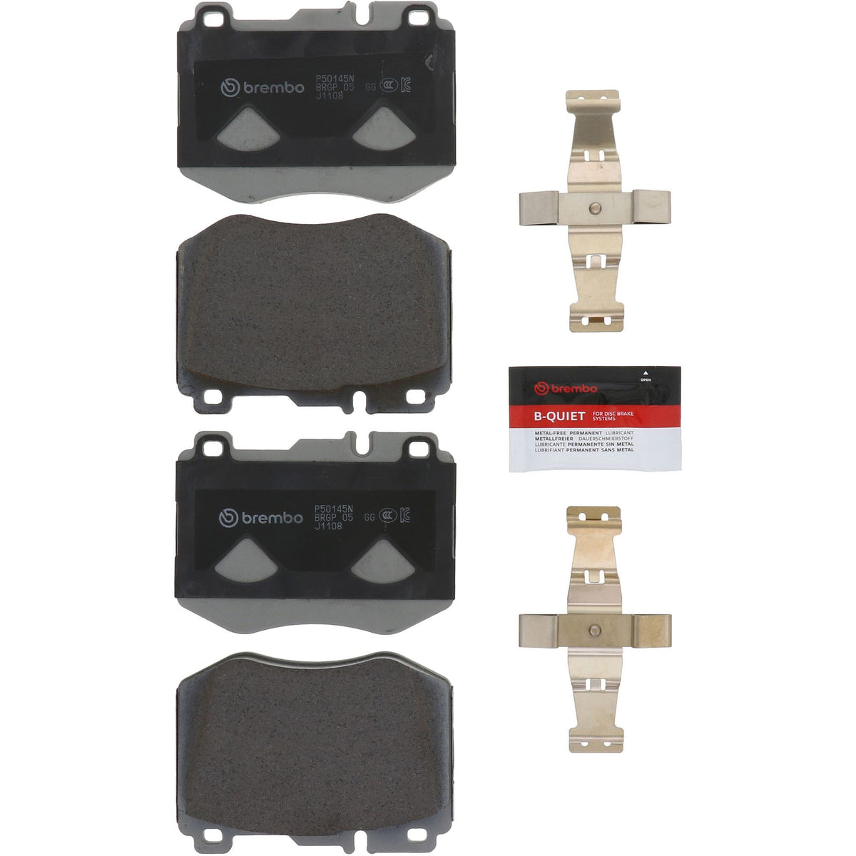 PRIME Ceramic Front Disc Brake Pad Set - P50145N_06