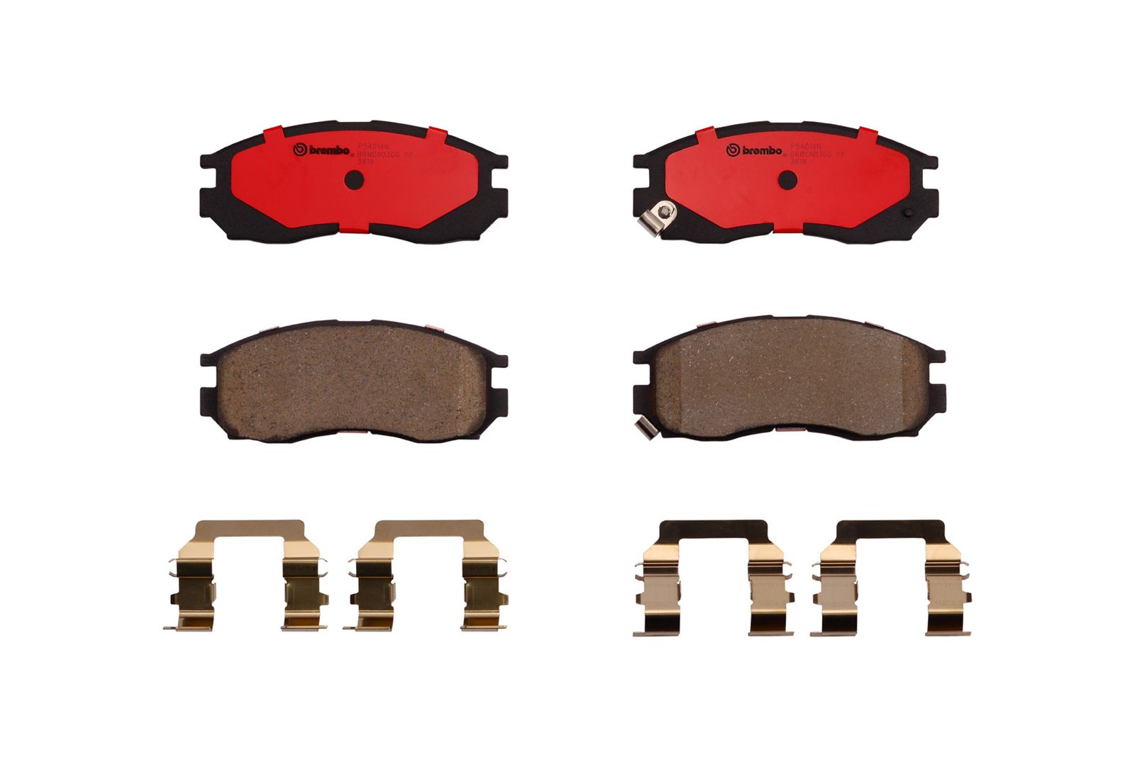 PRIME Ceramic Front Disc Brake Pad Set - P54014N_01