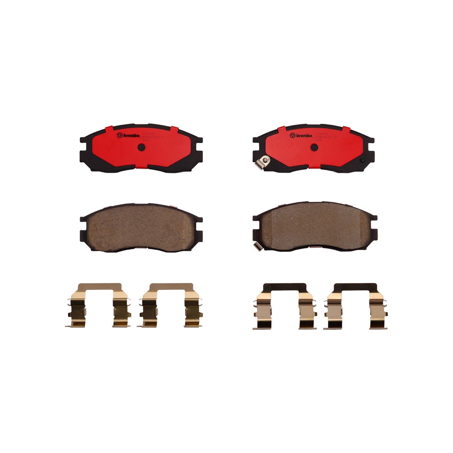 PRIME Ceramic Front Disc Brake Pad Set - P54014N_01