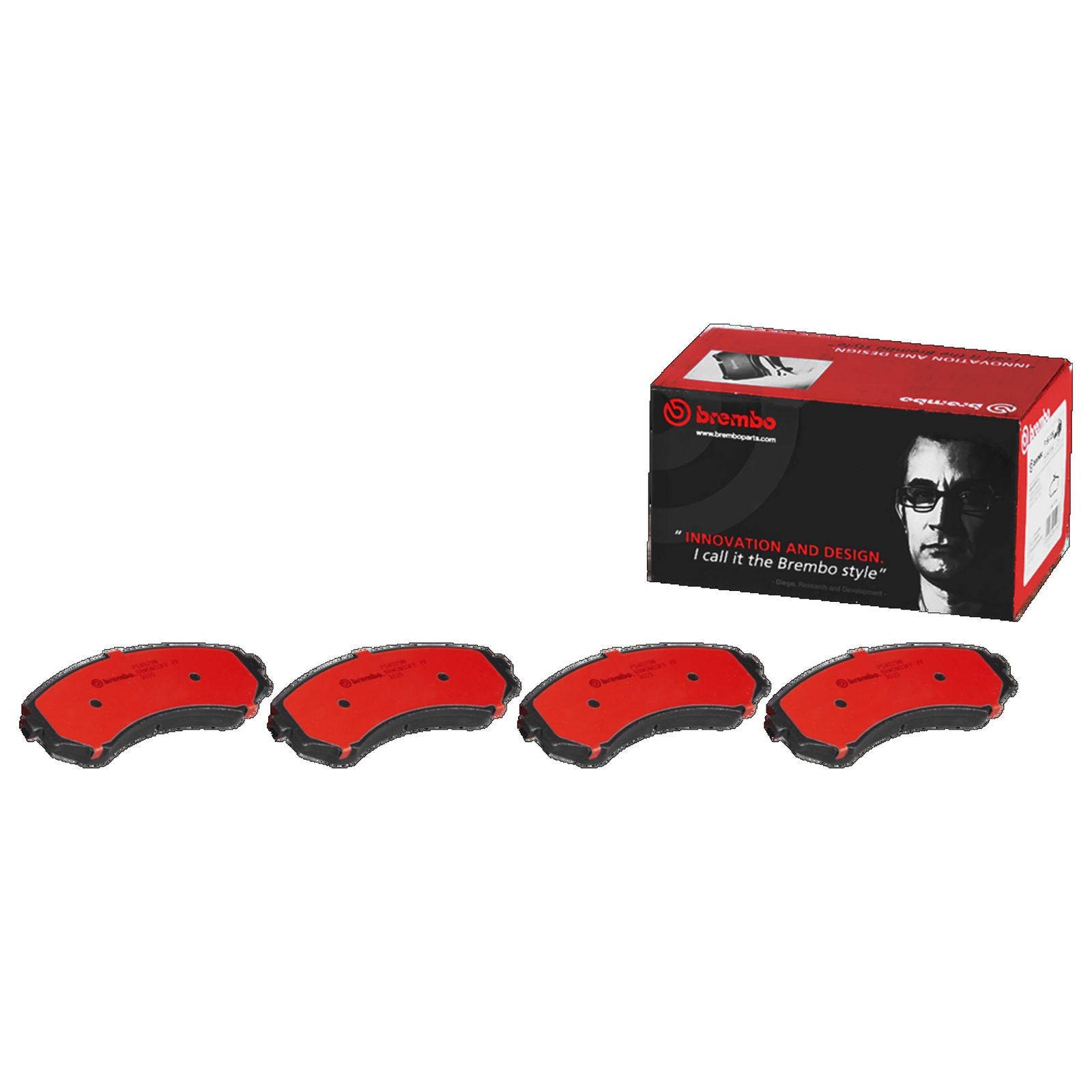 PRIME Ceramic Front Disc Brake Pad Set - P54029N_05