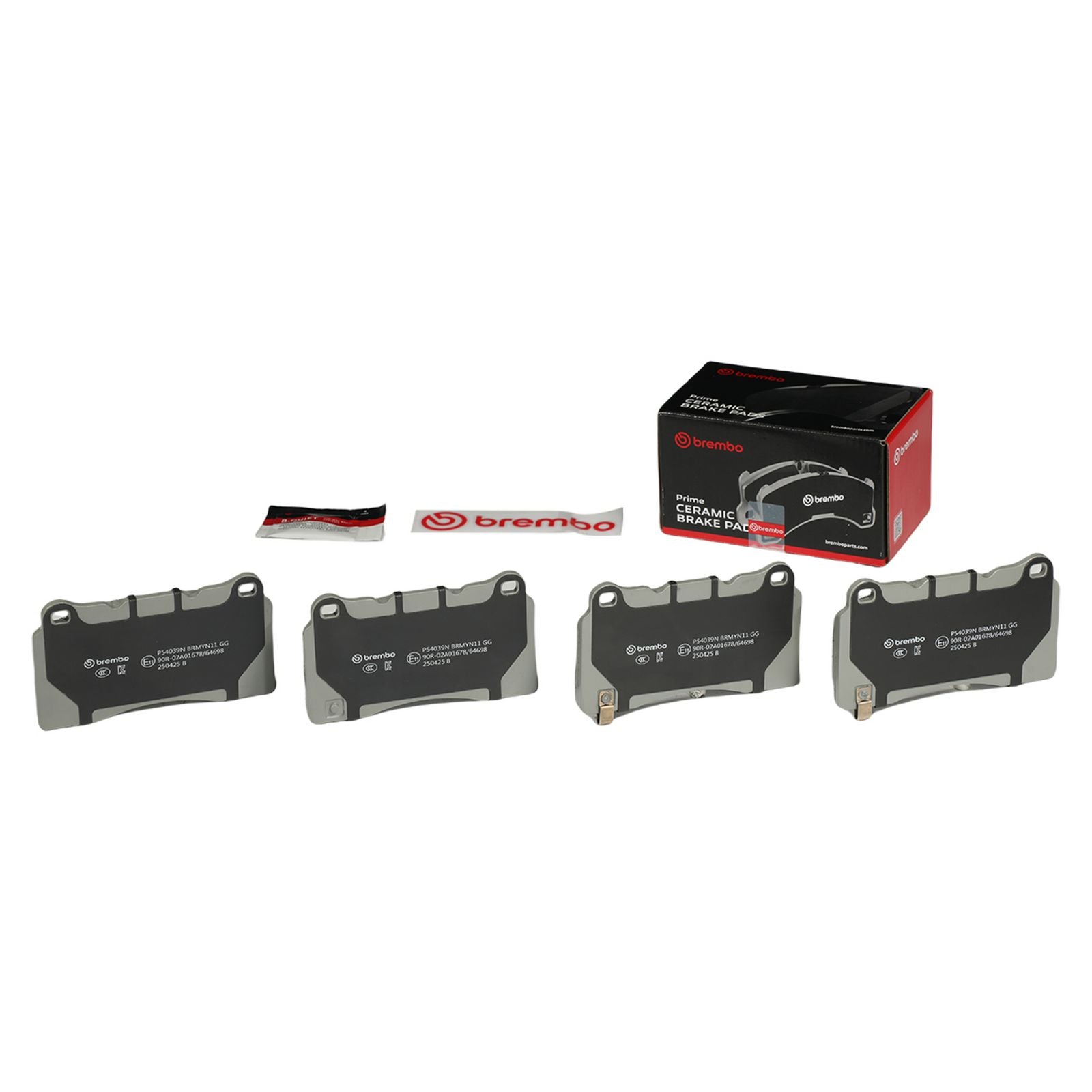 ヒムロ PRIME Ceramic Front Disc Brake Pad Set P54039N | Brembostore