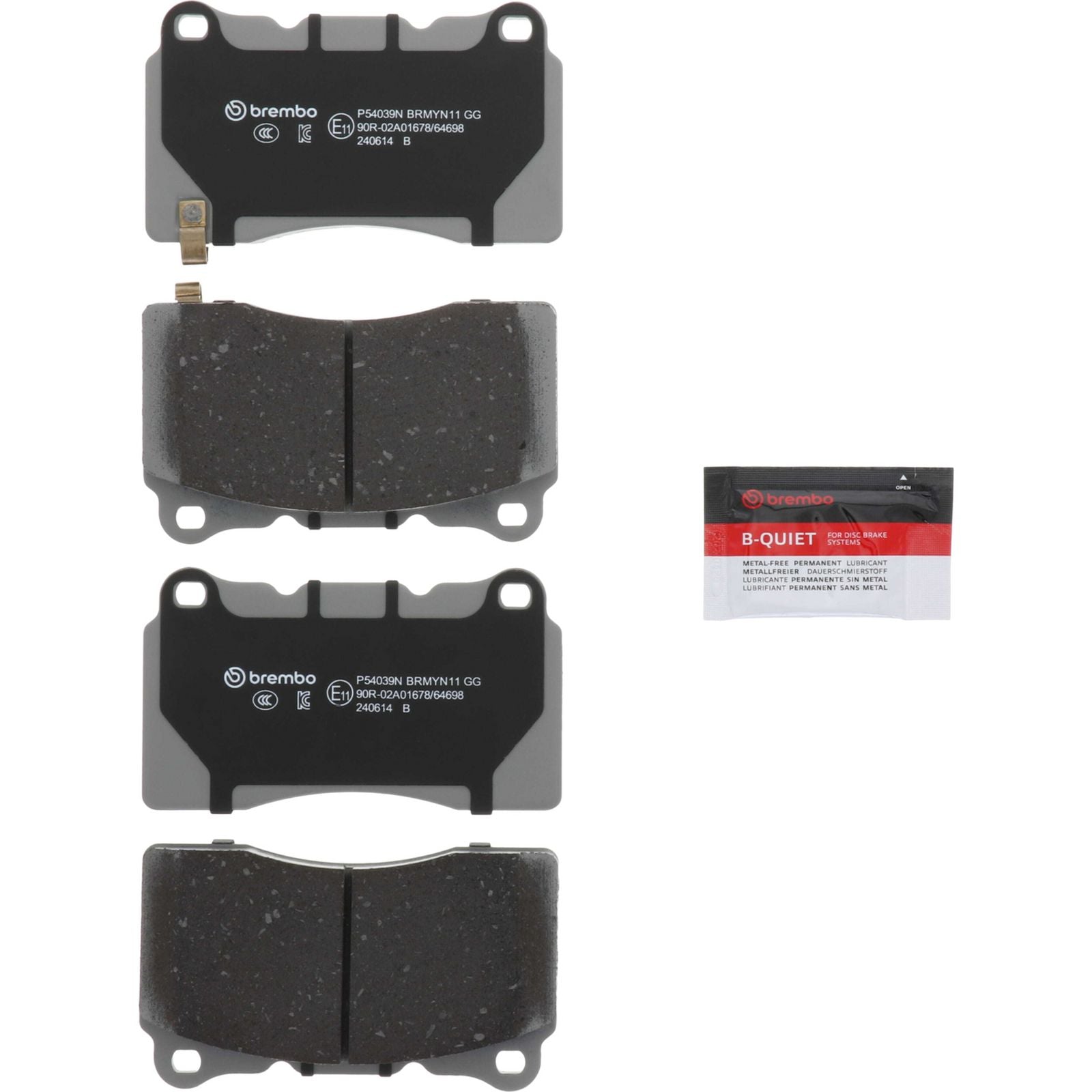 PRIME Ceramic Front Disc Brake Pad Set - P54039N_06
