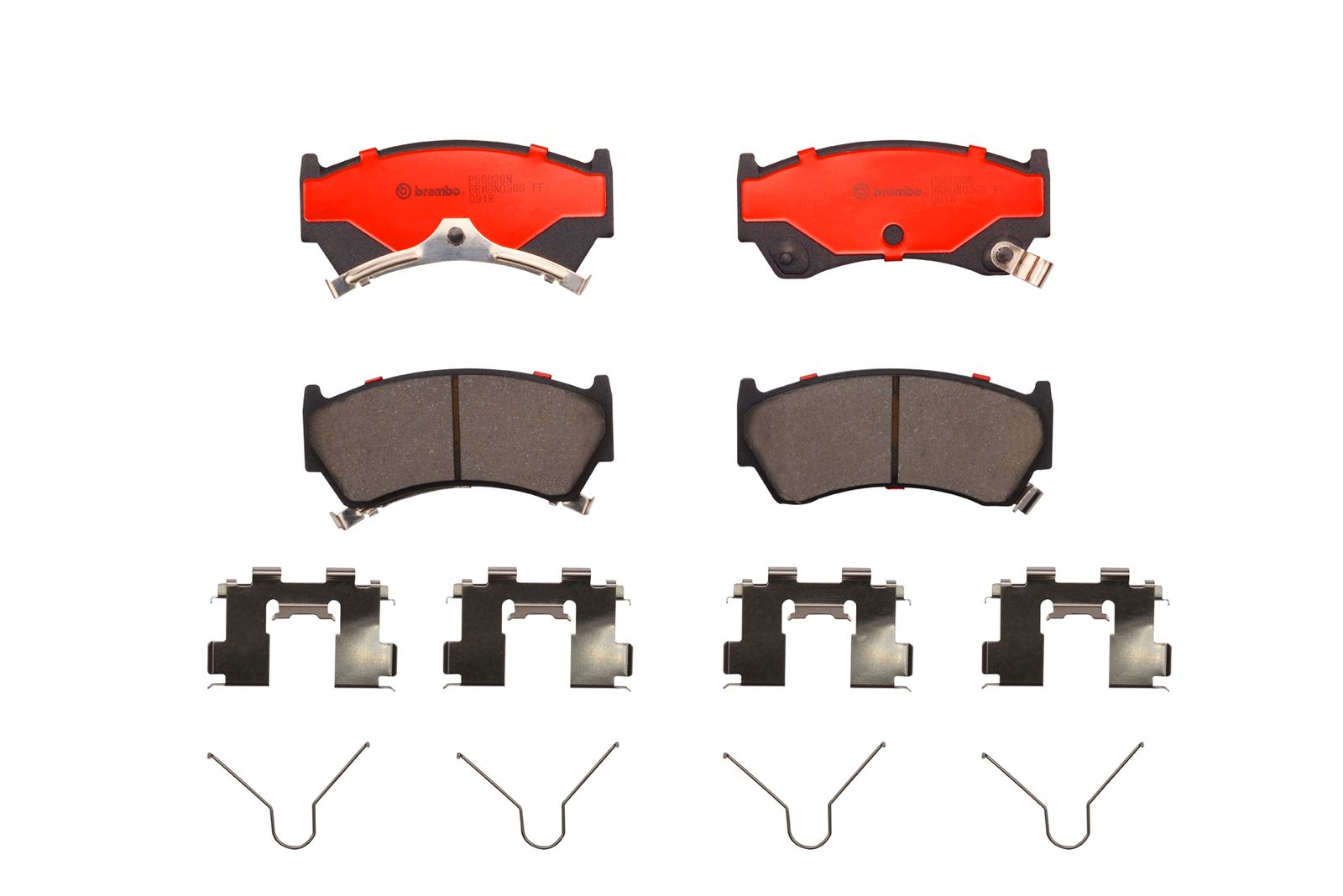 PRIME Ceramic Front Disc Brake Pad Set - P56026N_01