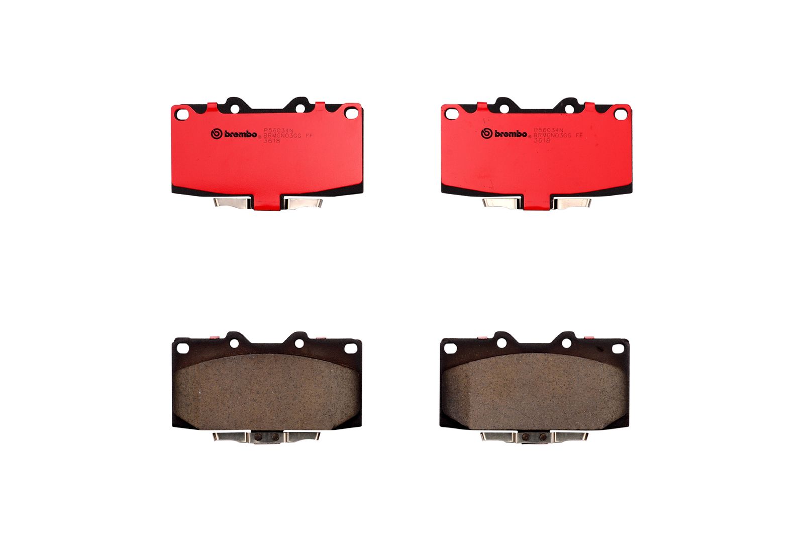 PRIME Ceramic Front Disc Brake Pad Set - P56034N_01
