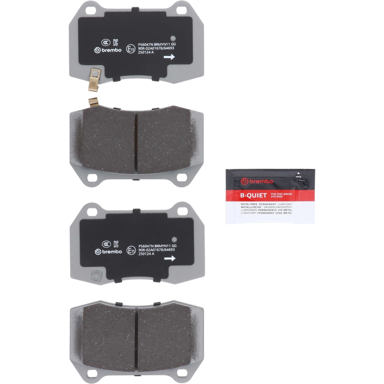 PRIME Ceramic Front Disc Brake Pad Set - P56047N_02