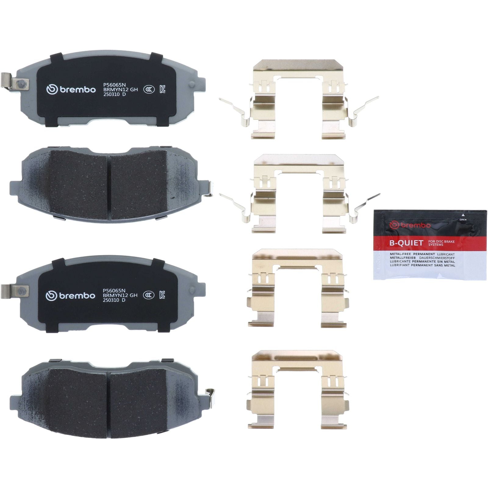 PRIME Ceramic Front Disc Brake Pad Set - P56065N_06