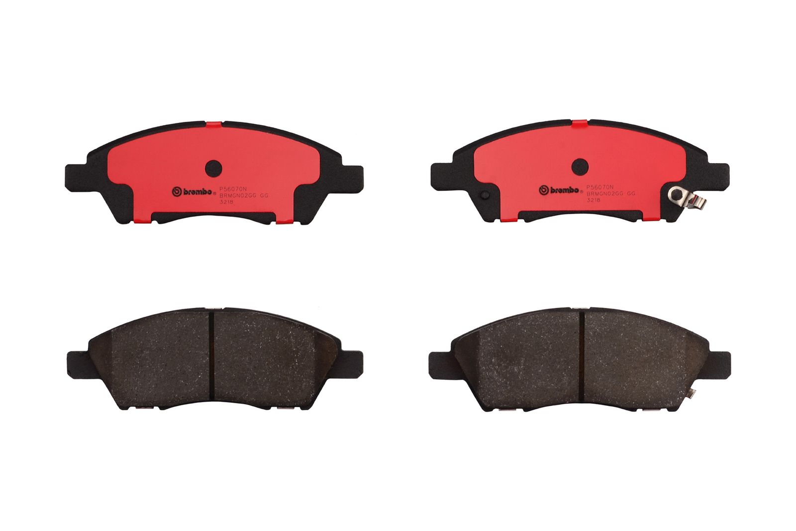 PRIME Ceramic Front Disc Brake Pad Set - P56070N_01