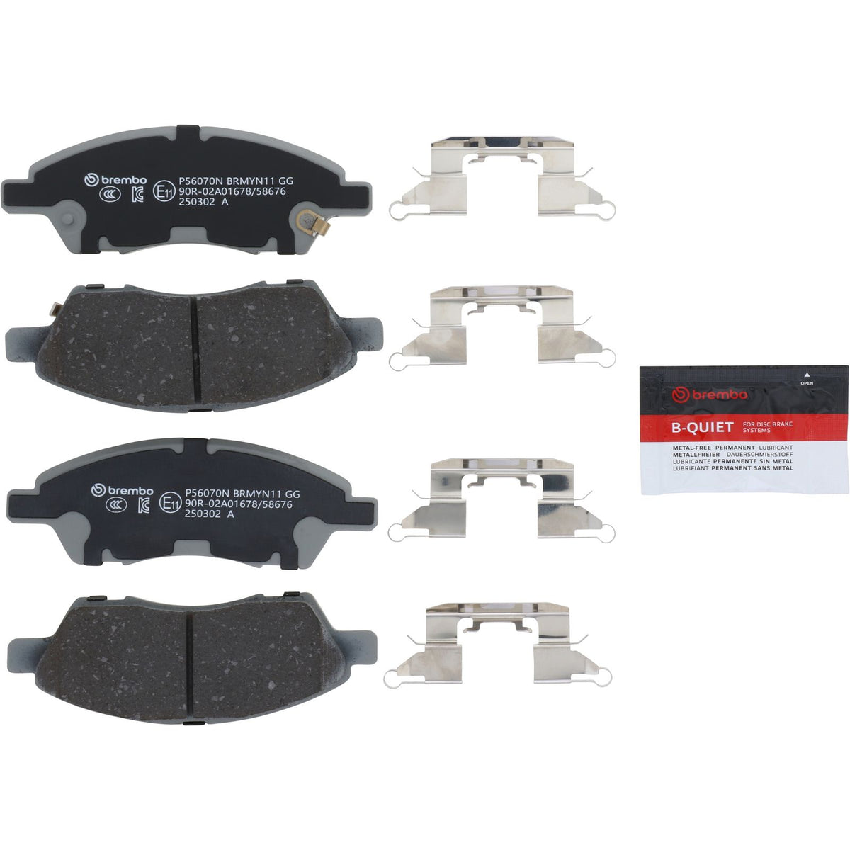 PRIME Ceramic Front Disc Brake Pad Set - P56070N_06