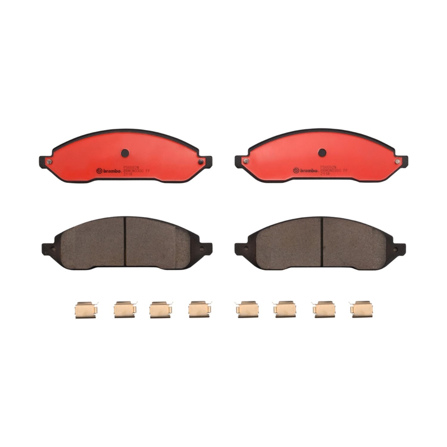 PRIME Ceramic Front Disc Brake Pad Set - P56092N_02