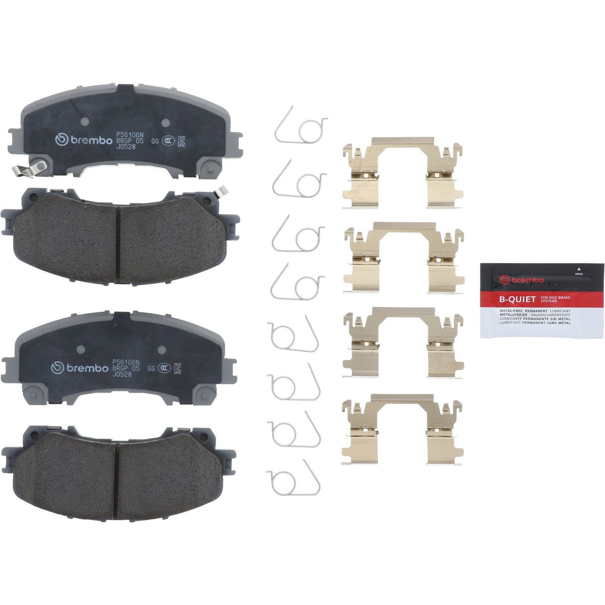 PRIME Ceramic Front Disc Brake Pad Set - P56106N_06
