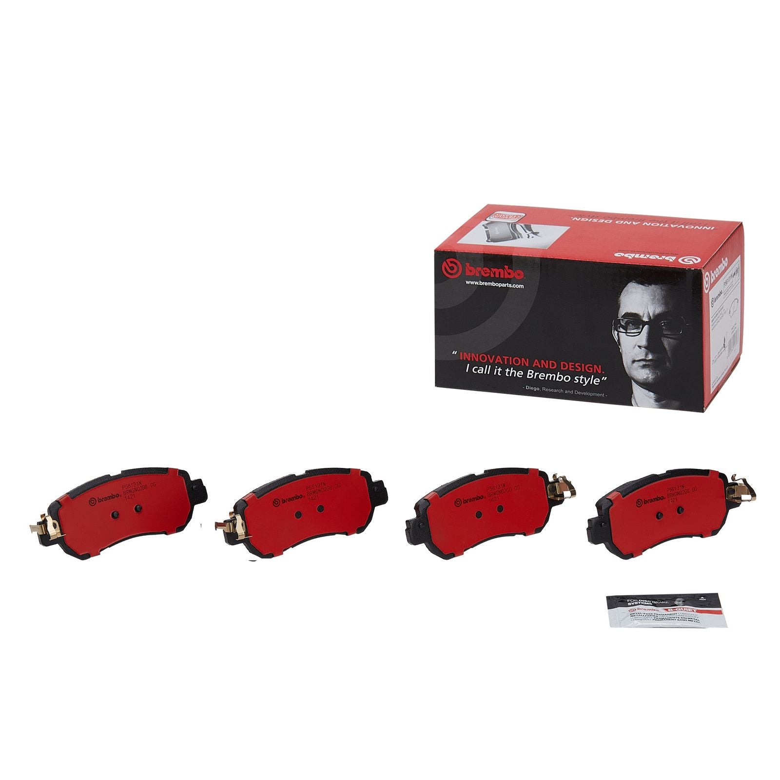 PRIME Ceramic Front Disc Brake Pad Set - P56131N_01