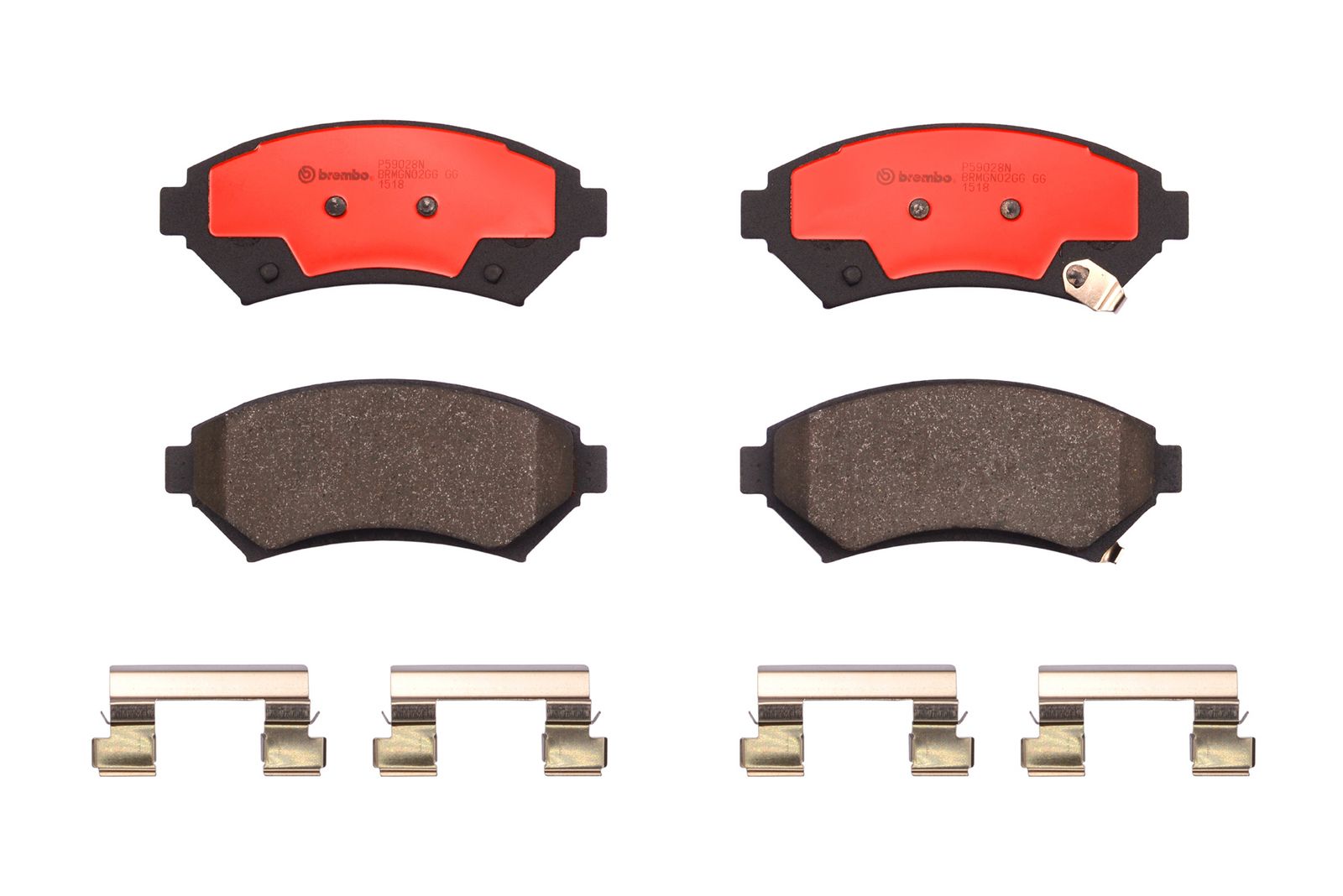 PRIME Ceramic Front Disc Brake Pad Set - P59028N_01