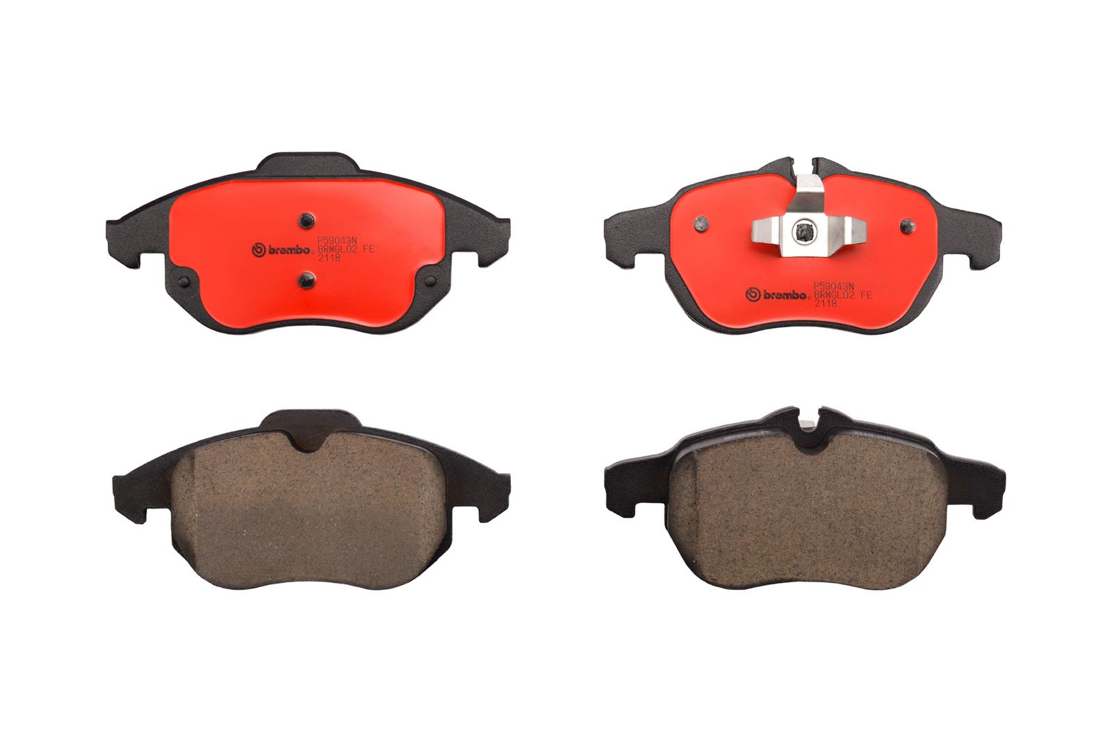 PRIME Ceramic Front Disc Brake Pad Set - P59043N_01
