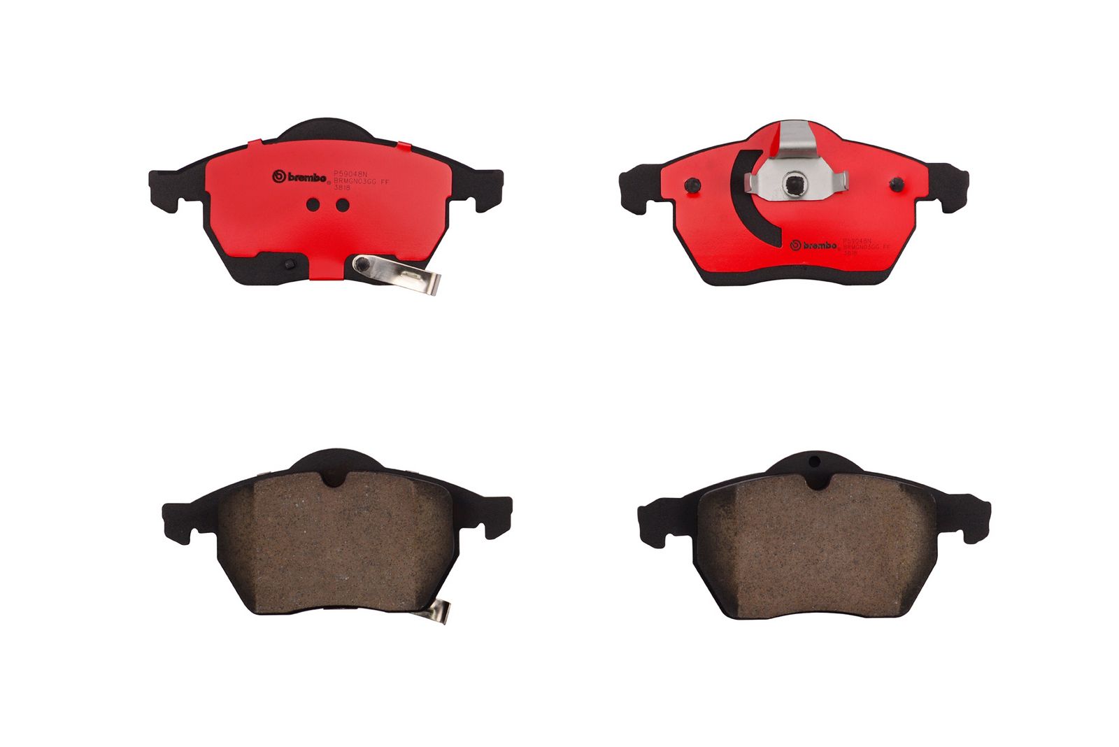 PRIME Ceramic Front Disc Brake Pad Set - P59048N_01