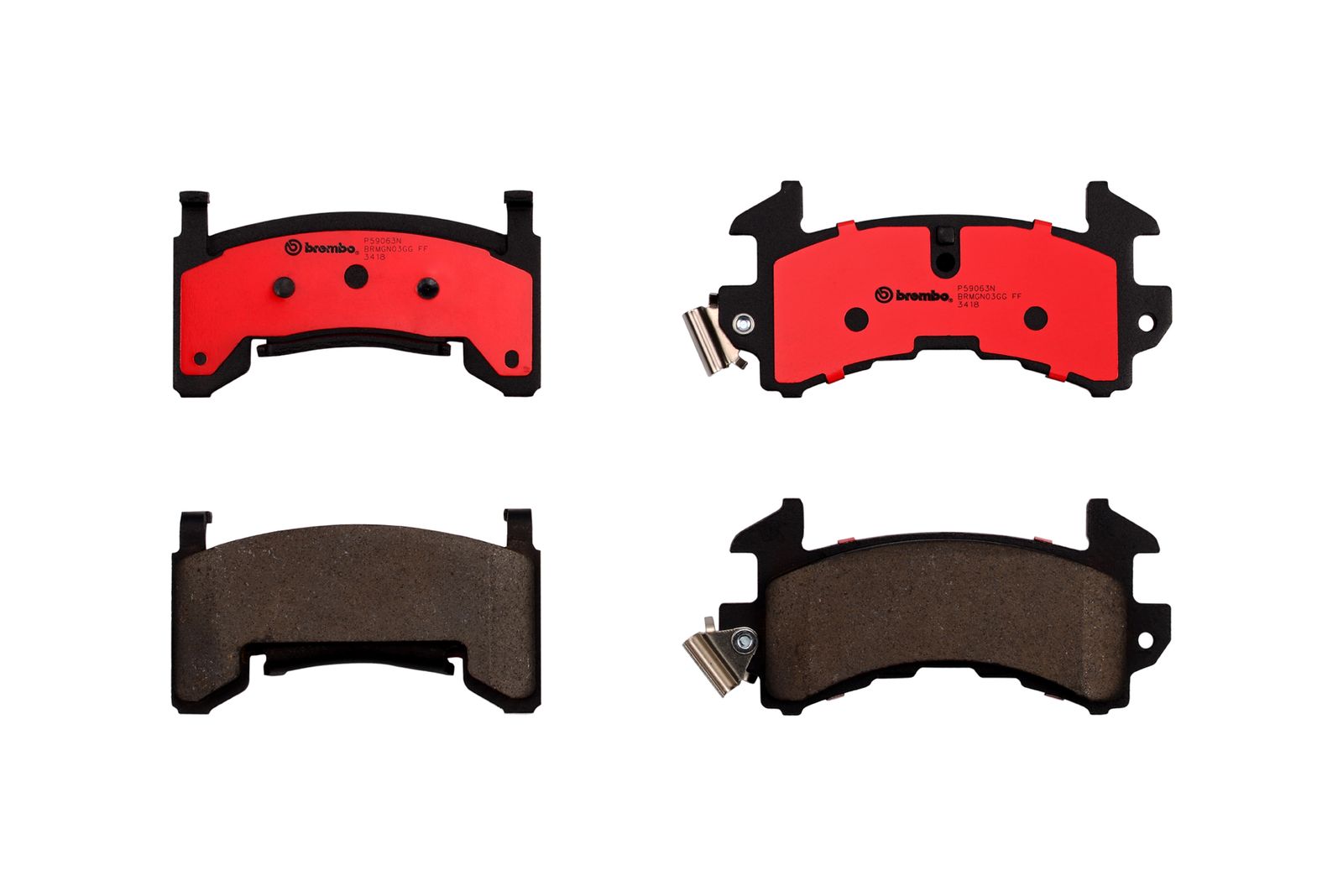 PRIME Ceramic Front Disc Brake Pad Set - P59063N_01