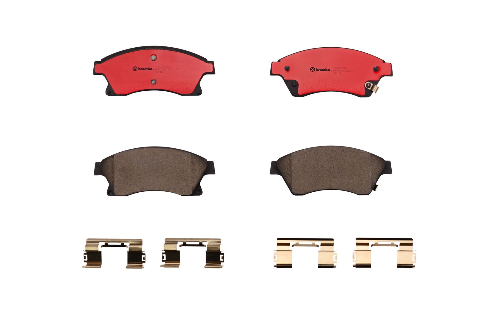 PRIME Ceramic Front Disc Brake Pad Set - P59076N_01