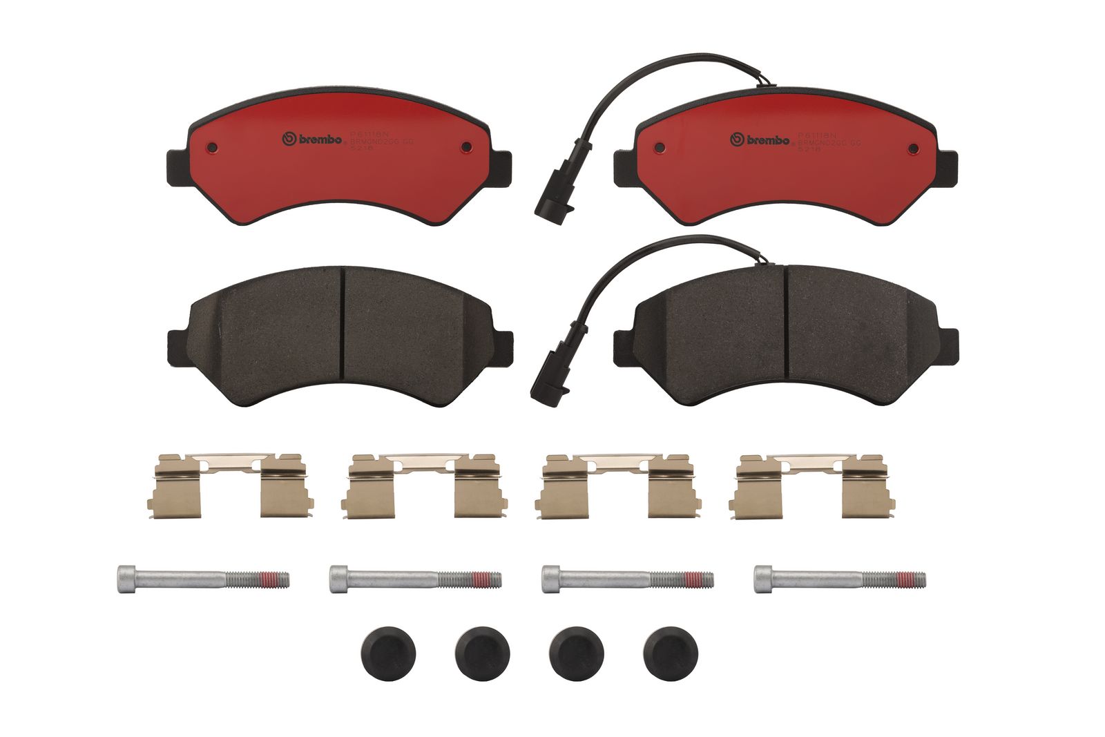 PRIME Ceramic Front Disc Brake Pad Set - P61118N_01