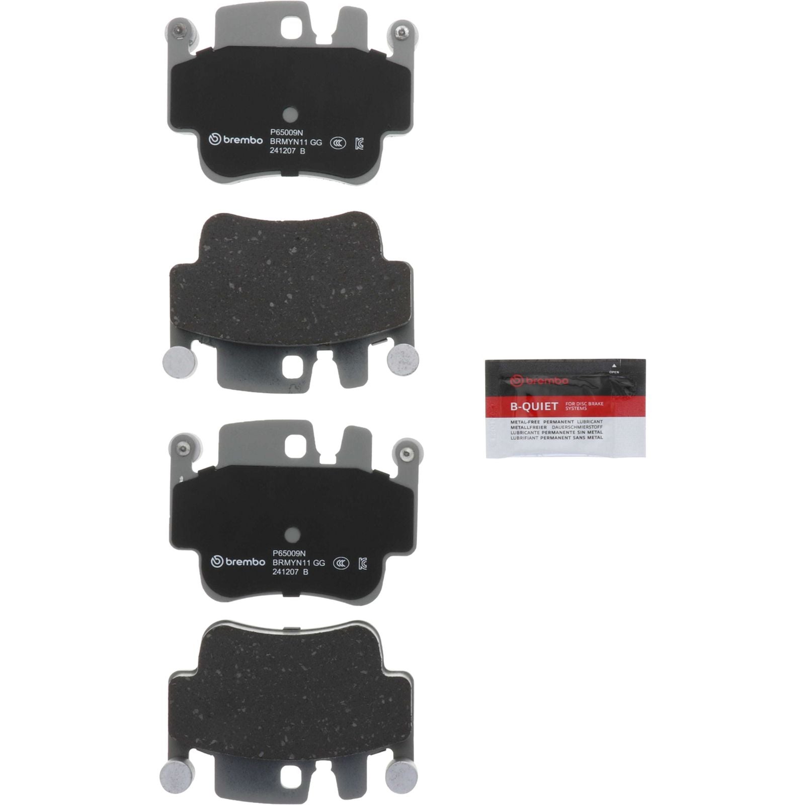PRIME Ceramic Front Disc Brake Pad Set P65009N | Brembostore