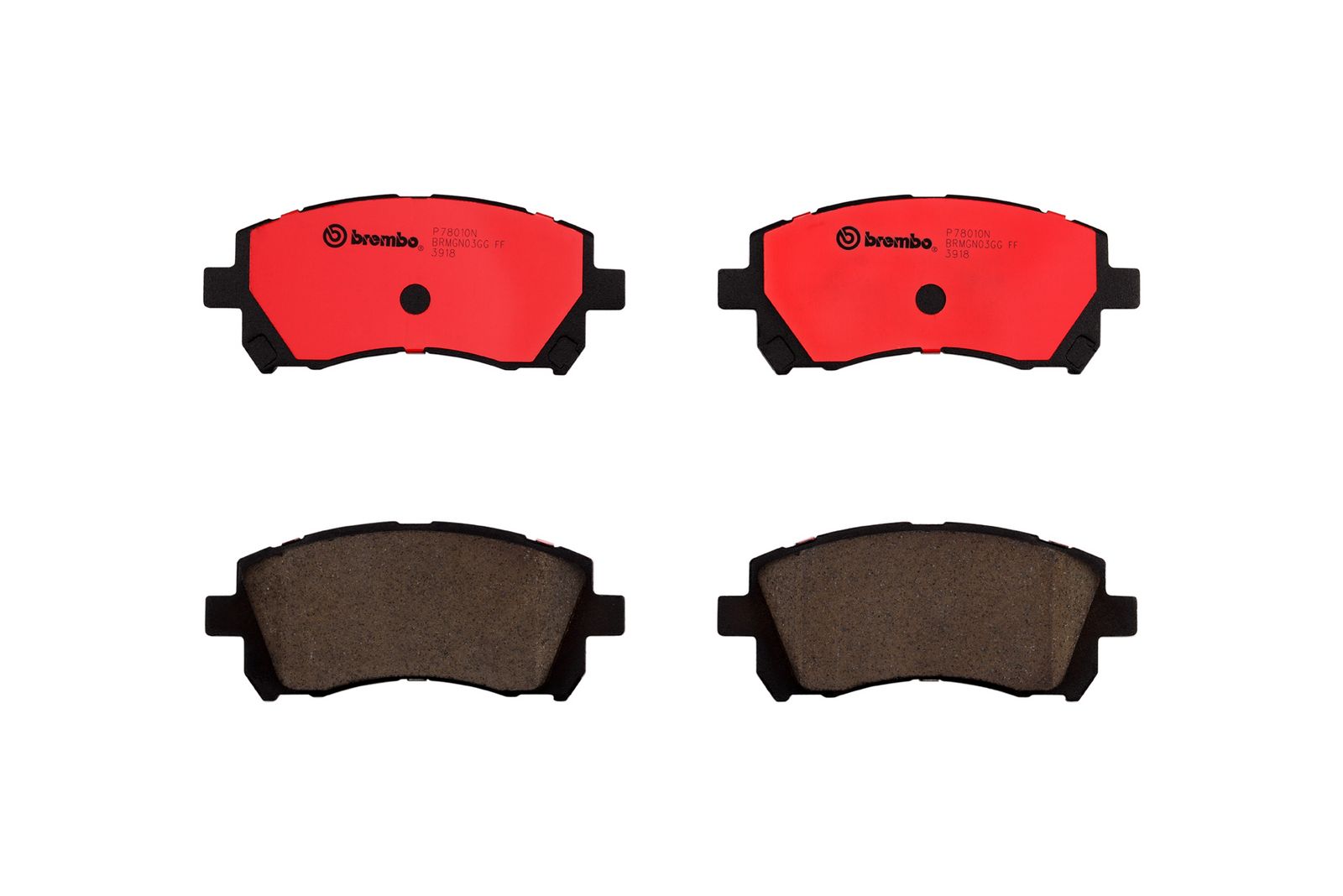 PRIME Ceramic Front Disc Brake Pad Set - P78010N_01