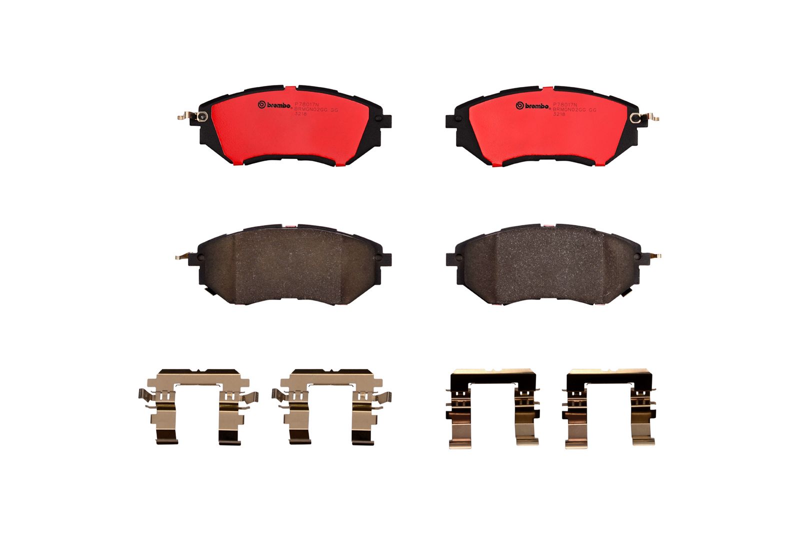PRIME Ceramic Front Disc Brake Pad Set - P78017N_01