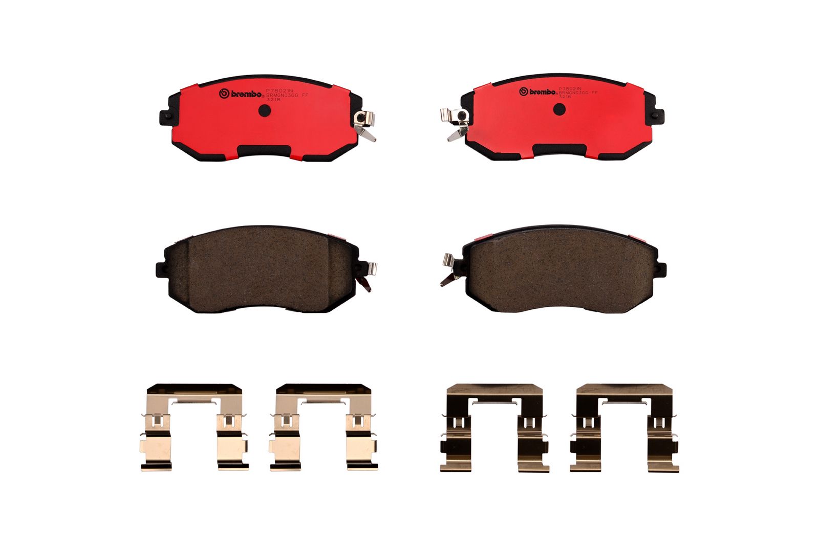 PRIME Ceramic Front Disc Brake Pad Set - P78021N_01