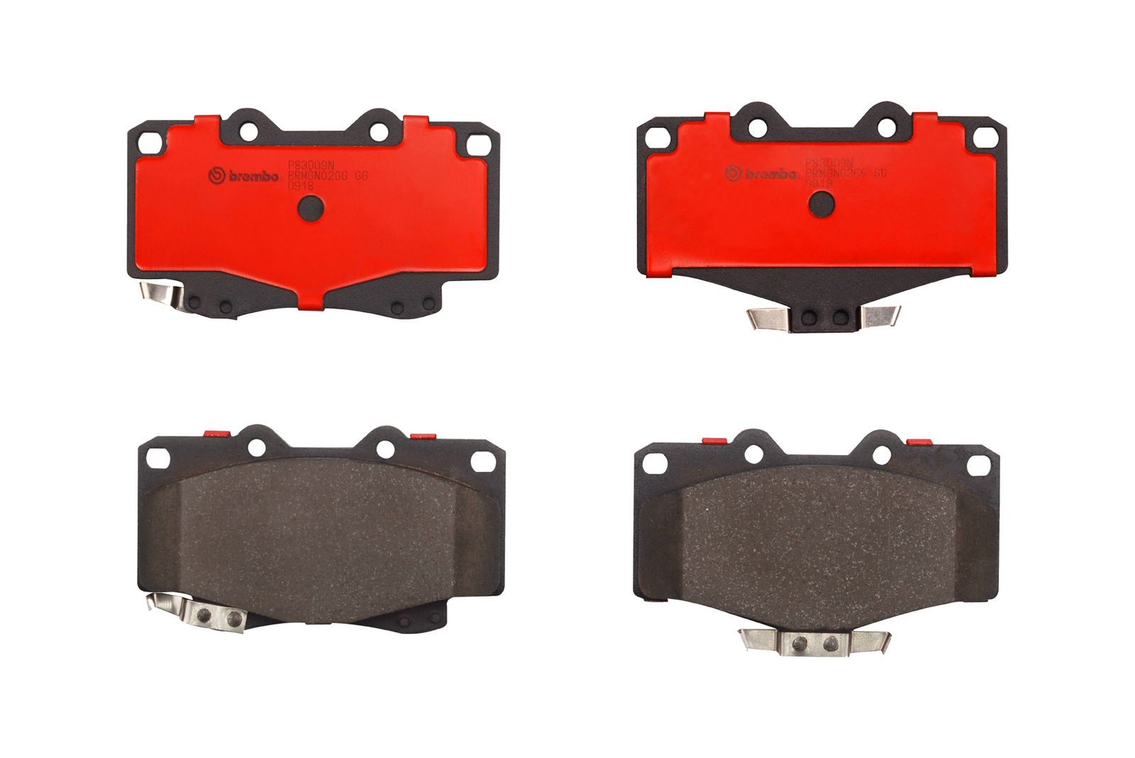 PRIME Ceramic Front Disc Brake Pad Set - P83009N_01