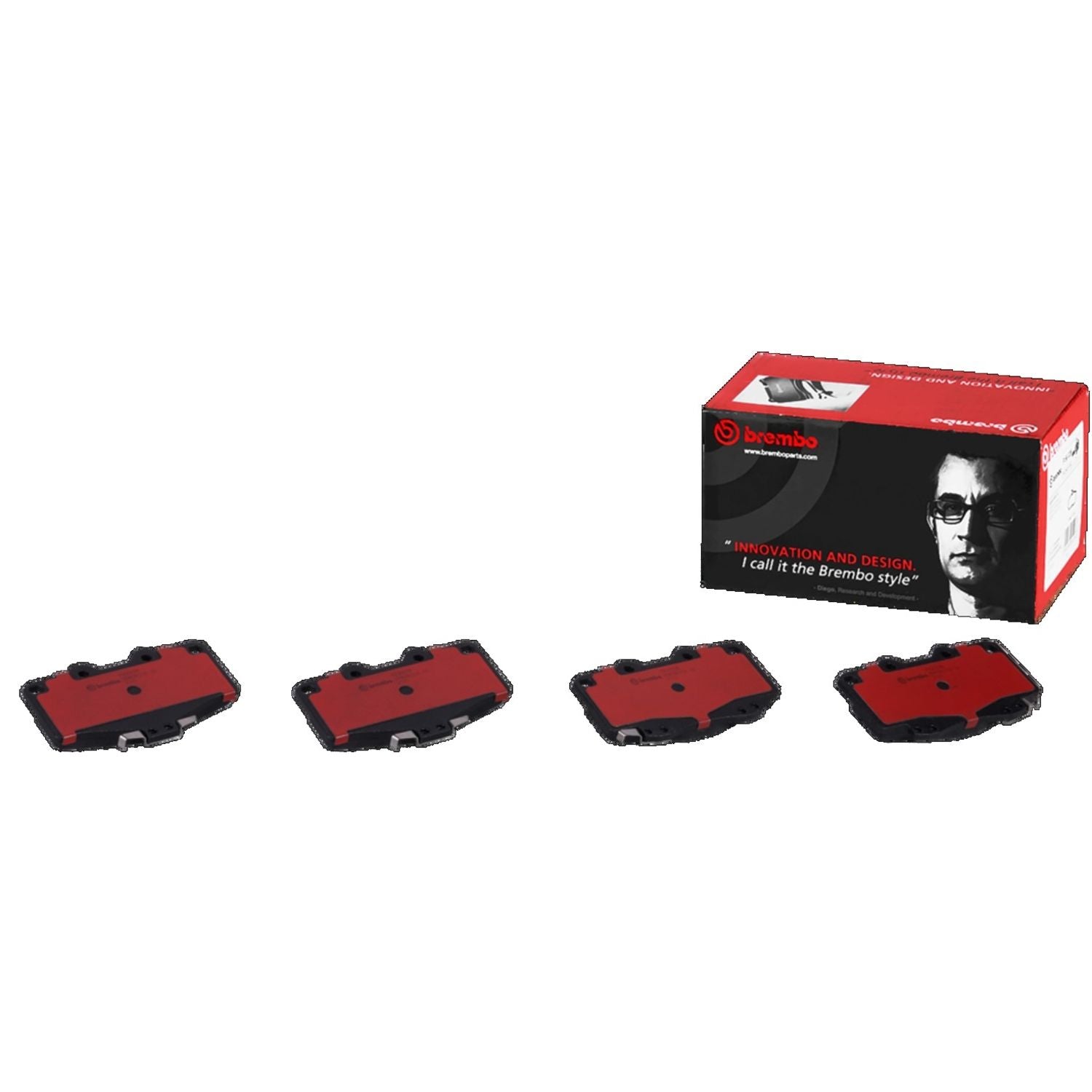PRIME Ceramic Front Disc Brake Pad Set - P83009N_02