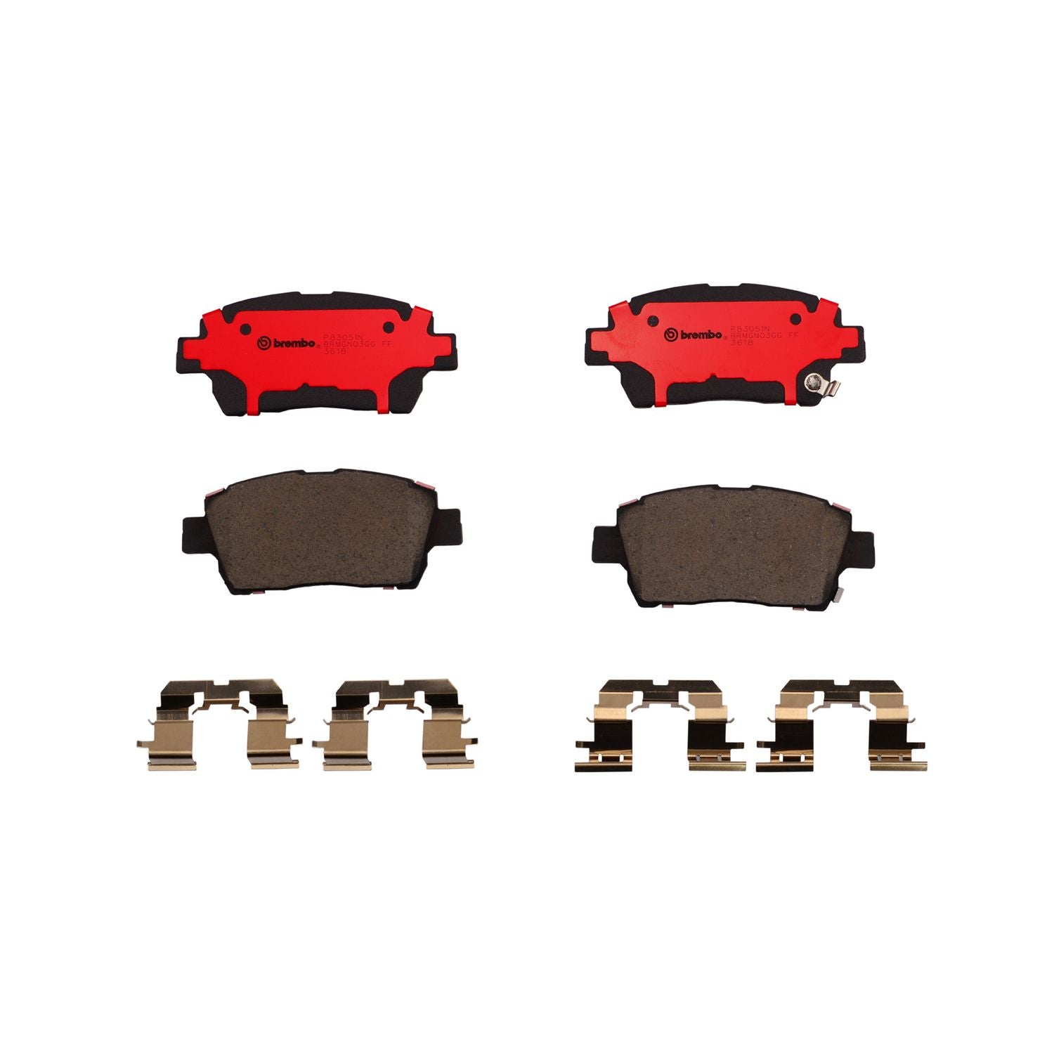 PRIME Ceramic Front Disc Brake Pad Set - P83051N_01