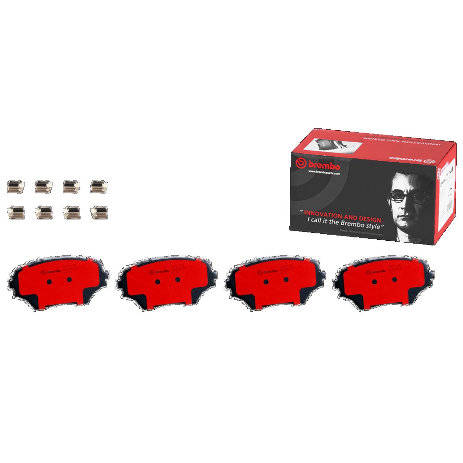 PRIME Ceramic Front Disc Brake Pad Set - P83055N_02