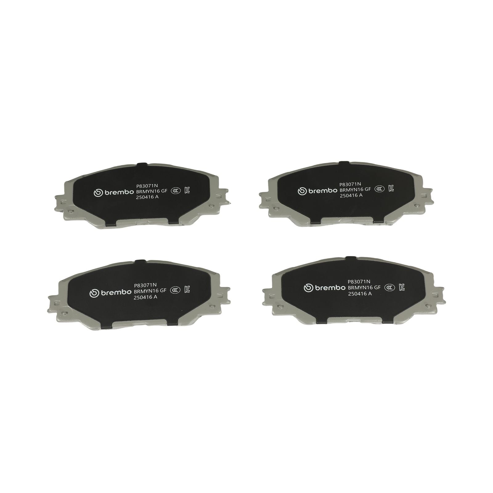 PRIME Ceramic Front Disc Brake Pad Set - P83071N_04