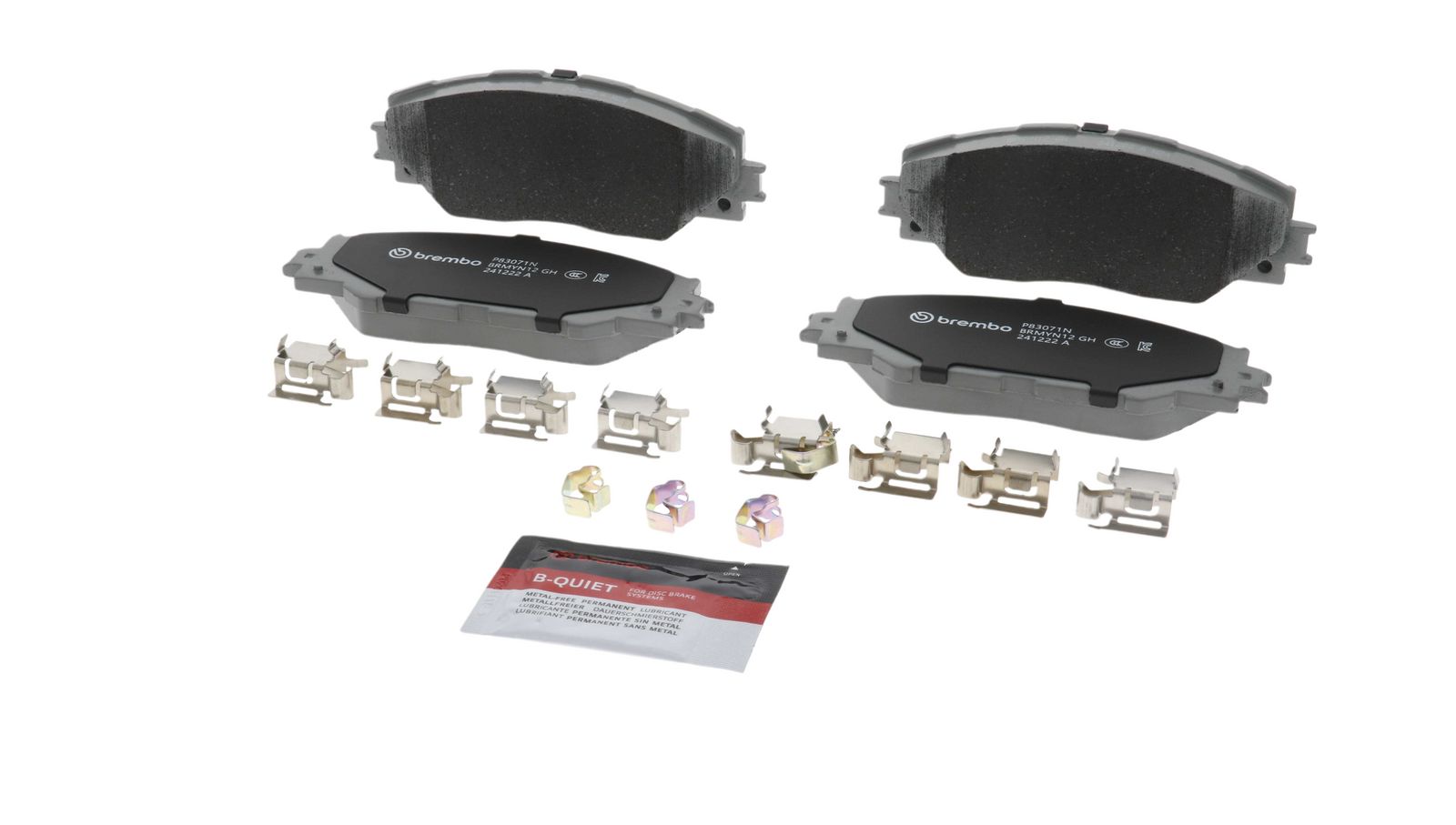 PRIME Ceramic Front Disc Brake Pad Set - P83071N_07