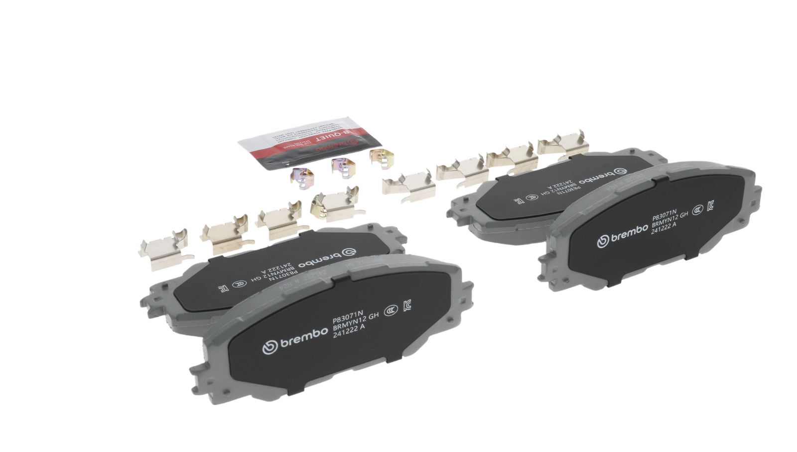 PRIME Ceramic Front Disc Brake Pad Set - P83071N_16