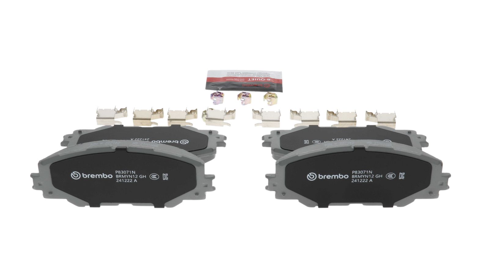 PRIME Ceramic Front Disc Brake Pad Set - P83071N_18
