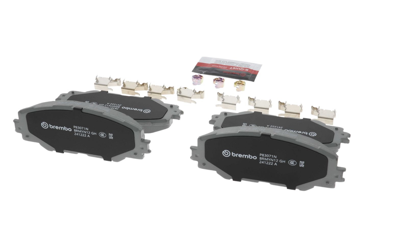 PRIME Ceramic Front Disc Brake Pad Set - P83071N_19