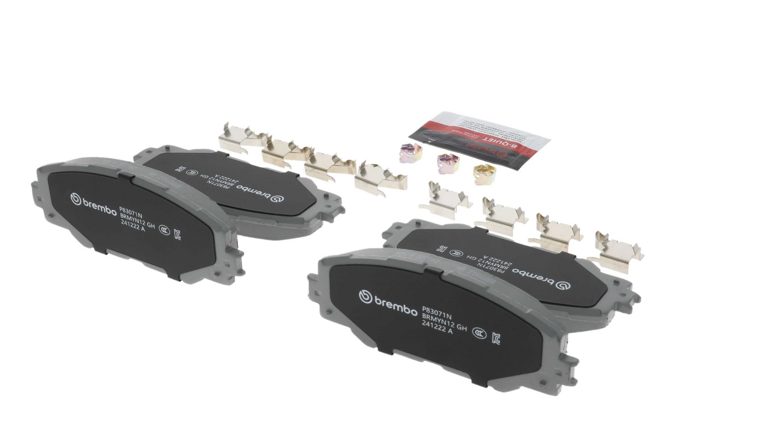 PRIME Ceramic Front Disc Brake Pad Set - P83071N_20