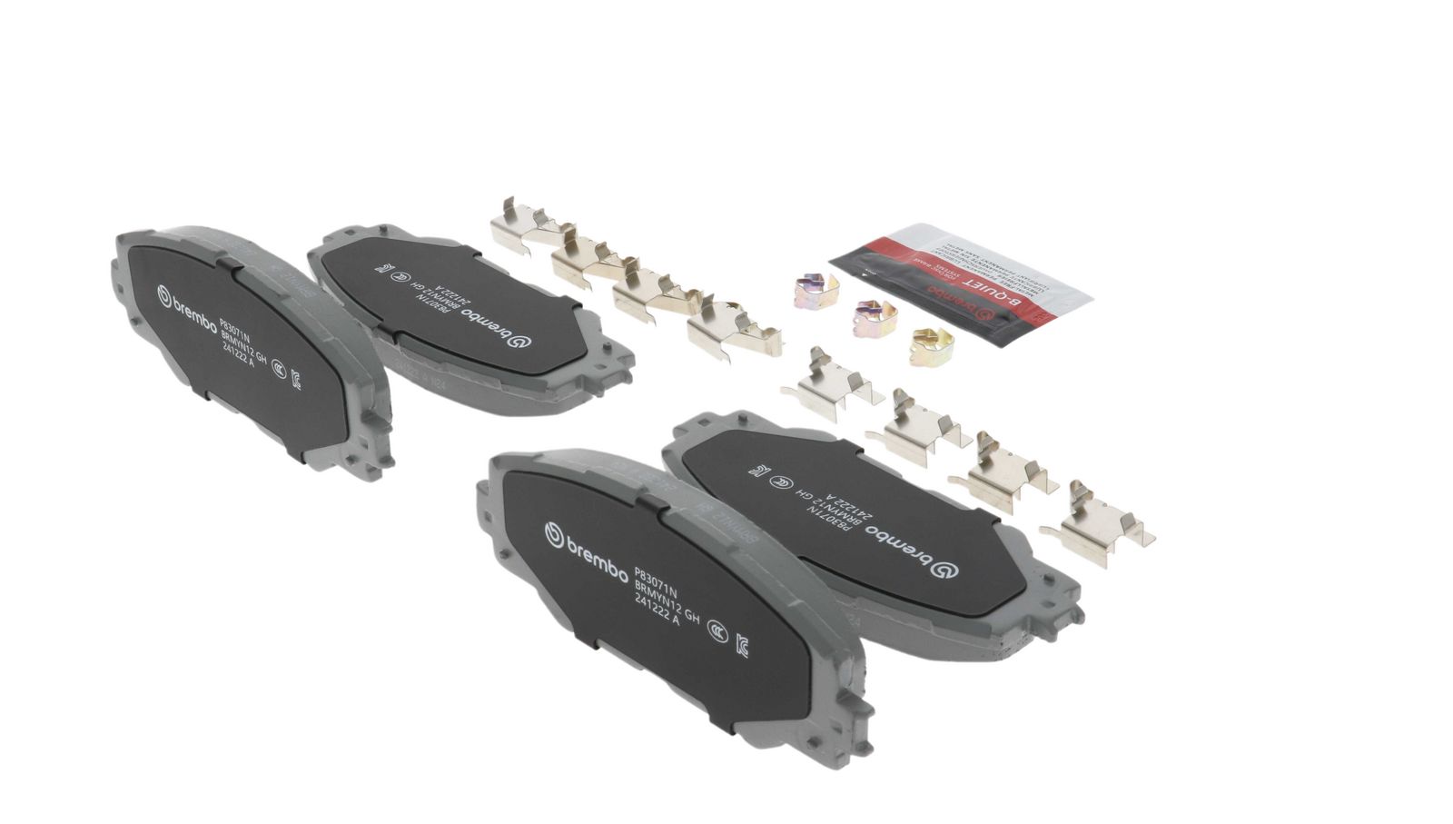PRIME Ceramic Front Disc Brake Pad Set - P83071N_21