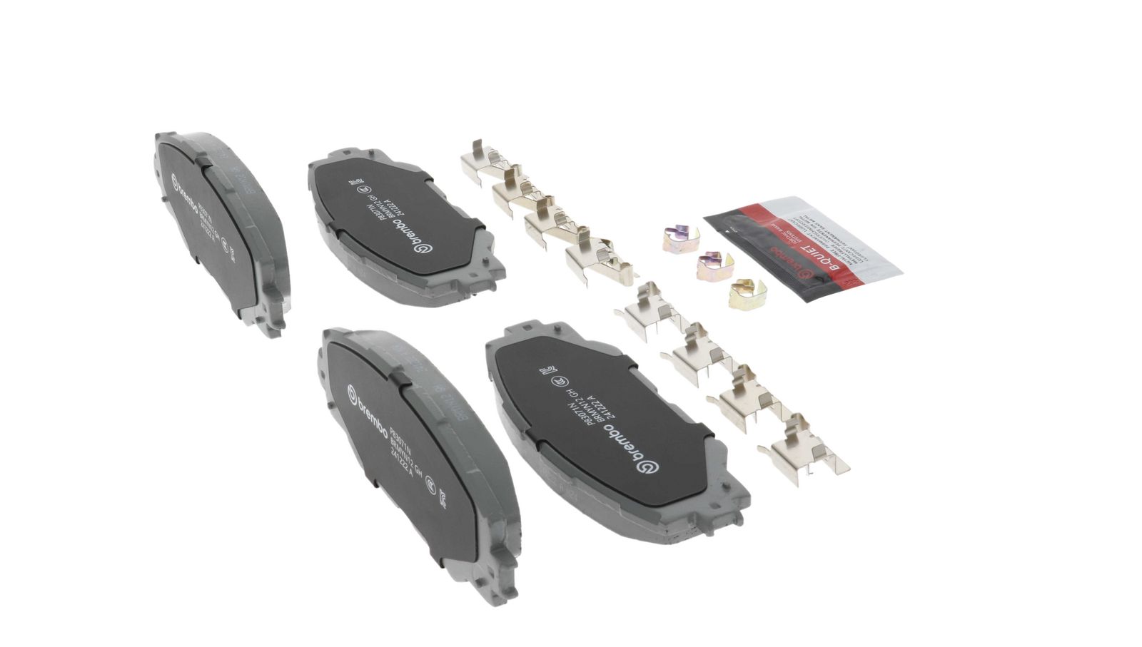 PRIME Ceramic Front Disc Brake Pad Set - P83071N_22